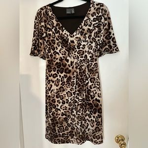 Leopard print dress